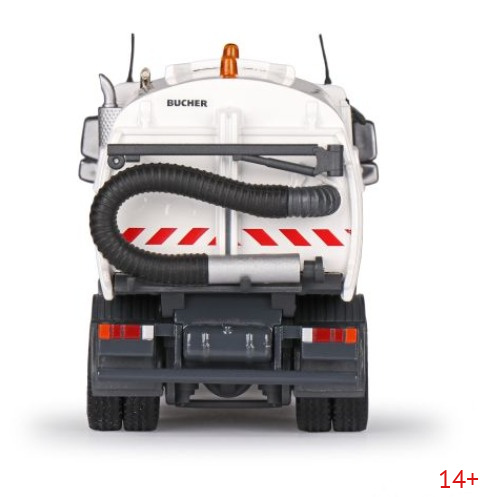 72212/06/L Масштабная модель Подметальная машина BUCHER CITYFANT 6000 на Mercedes-Benz Actros MP03 в масштабе 1:50