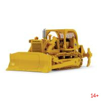 80-0303 Масштабная модель Бульдозер Harvester TD-25 в масштабе 1:87