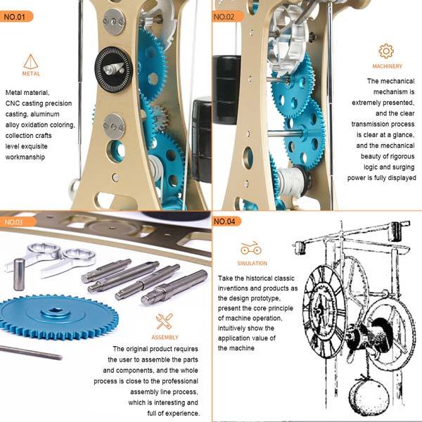 DM335 Набор для сборки маятниковые часы Галилея Galileo Pendulum Clock сувенирная продукция конструктора