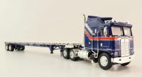 69-1657 Масштабная модель Kenworth K100 COE Roadbrute с бортовым прицепом Liberty сувенирная продукция в масштабе 1 64