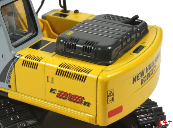 13721 Масштабная модель New Holland E215B экскаватора с захватом  в масштабе 1:50