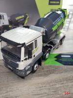 407021 Масштабная модель бетоносмеситель 8*4 Zoomlion Shaanxi Shacman Delong X3000 в масштабе 1:38