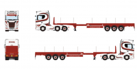 01-5390 Масштабная модель Низкорамный трал SCANIA S HIGHLINE CS20H 6X2 в масштабе 1 50