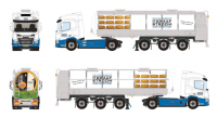 01-5517 Масштабная модель Цистерна DAF XD SH MY25 with Sky Lights 4X2 в масштабе 1 50