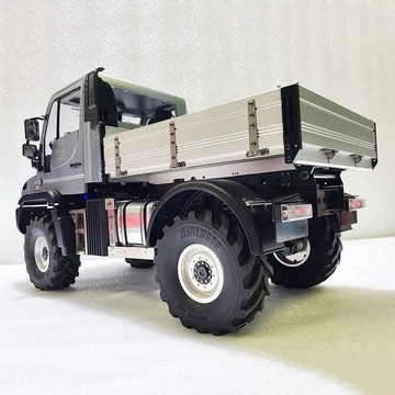 15051 Масштабная модель UNIMOG U423 RC ПОДЪЕМНЫЙ САМОСВАЛ МЕТАЛЛИЧЕСКИЙ КУЗОВ СО СВЕТОМ И ЗВУКОМ RTR ENGINEERING в масштабе 1:10