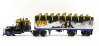 69-0880 Масштабная модель Mack SuperLiner Трейлер Elvira Mistress of the Dark сувенирная продукция в масштабе 1 64