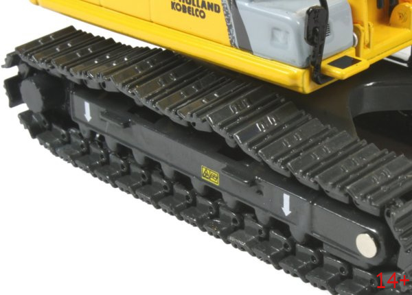 13721 Масштабная модель New Holland E215B экскаватора с захватом  в масштабе 1:50