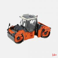 1086 Масштабная модель тандемный каток Hamm (Хамм) HD + 120i VIO-2 HF в масштабе 1:50