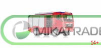043196 Масштабная модель Пожарная машина Rosenbauer AT (MAN TGM) в масштабе 1:43