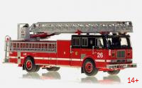 VFR070-26 Масштабная модель Chicago Fire Department Truck 26 - 1995 Seagrave 100' Ladder в масштабе 1:50
