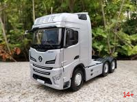 40729 Масштабная модель седельного тягача Shacman Shaanxi X6000 серый 1:24