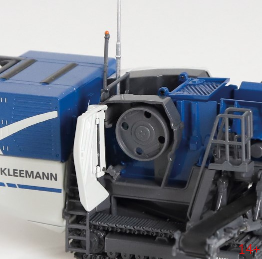 1043 Масштабная модель Щековой дробилки Kleemann MC110 EVO2 в масштабе 1:50