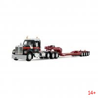 69-1869 Масштабная модель Mammoet Kenworth W990 Heavy Haul Day Cab И Fontaine Magnitude Трехосный Низкорамный Прицеп С Откидным Бортом сувенирная продукция в масштабе 1 64