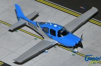 12475 Масштабная модель учебный самолет Sporty's Cirrus SR22T-GTS Carbon N221CL в масштабе 1:72