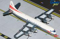12468 Масштабная модель пассажирский самолет National Airlines Lockheed L-188 Electra N5017K в масштабе 1:200