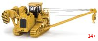 85272 Масштабная модель трубоукладчика CAT 587T 1:50 | Коллекционная модель Caterpillar | Детализированная спецтехника с подвижными элементами