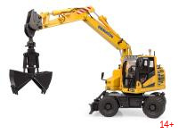 8162 Масштабная модель Komatsu PW148-11 экскаватор с засхватом в масштабе 1:50