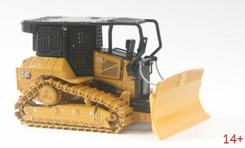 85955 Масштабная модель Пожарный бульдозер Cat D5 XR в масштабе 1:50