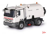 72212/06/L Масштабная модель Подметальная машина BUCHER CITYFANT 6000 на Mercedes-Benz Actros MP03 в масштабе 1:50