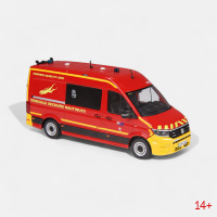 ODEON143-1  Масштабная модель Volkswagen Crafter L2H2 в масштабе 1 43
