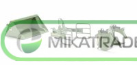 077383 Масштабная модель Инструменты для фронтального погрузчика - набор A Bressel+Lade зеленый в масштабе 1:32