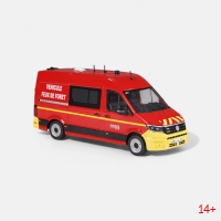 ODEON143-3  Масштабная модель Volkswagen Crafter L2H2 в масштабе 1 43