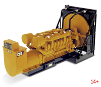 85100C Масштабная модель Cat 3516B генератор с двигателем 1:25 | Бизнес-подарок строителям | Коллекционная модель спецтехники