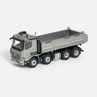 106600050-1 Масштабная модель Самосвал Mercedes-Benz Arocs 8x4 (серый) в масштабе 1 50