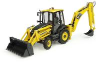 8142 Масштабная модель Komatsu WB93-R экскаватор-погрузчик  в масштабе 1:50
