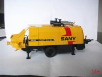 152-00571 Масштабная модель Стационарный бетононасос Sany HBT90C в масштабе 1:28