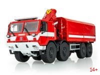 K01047 Масштабная модель Пожарный тентованный самосвал с манипулятором TATRA 815-7 8x8 в масштабе 1 43