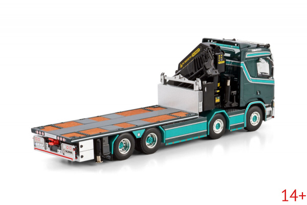 01-4474 Масштабная модель Манипулятор SCANIA R NORMAL CR20N RIGED 8X2 PALFINGER PK 92002 SH + JIB в масштабе 1 50