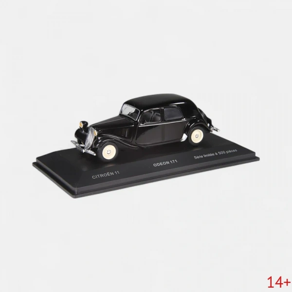 ODEON172-1 Масштабная модель Citroën Traction 11CV (черный) в масштабе 1 43