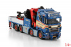 01-4143 Масштабная модель Эвакуатор Scania CR20R 8x4 Palfinger PK135.002Tec-7 + Стрела Erling Andersen в масштабе 1 50