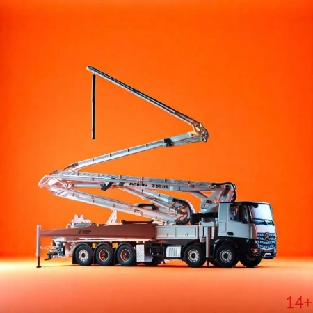 106200000 Масштабная модель Бетононасос Schwing S51 SX - Mercedes-Benz Arocs 10x4 в масштабе 1 50
