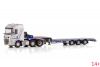 01-4405 Масштабная модель Низкорамный трал DAF XG 6X2 TWIN STEER в масштабе 1 50