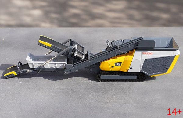 40272 Масштабная модель дробилка Keestrack R3 в масштабе 1:50 литье под давлением