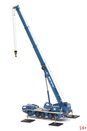 20-1033 Масштабная модель Мобильный автокран Sarens Demag AC250-5 в масштабе 1 50