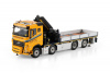 01-4960 Масштабная модель Манипулятор VOLVO FH 5 SLEEPER CAB RIGED FLATBED TRUCK 8X24 в масштабе 1 50
