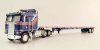 69-1657 Масштабная модель Kenworth K100 COE Roadbrute с бортовым прицепом Liberty сувенирная продукция в масштабе 1 64