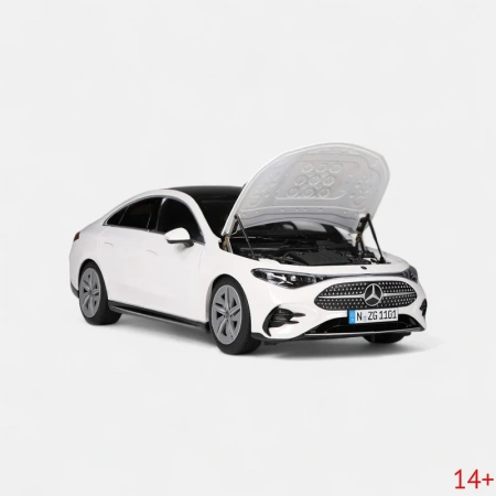 110100041 Масштабная модель Mercedes-Benz CLA Coupé HEV (белый) в масштабе 1 18
