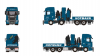 01-5248 Масштабная модель Манипулятор SCANIA R HIGHLINE CR20H 8X4 в масштабе 1 50 