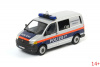 02-1494 Масштабная модель полиция Австрии VW TRANSPORTER SCHWERVERKEHRS KONTROLLE 1:50