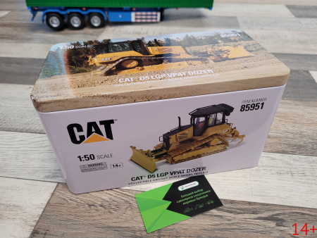 85951 Масштабная модель Бульдозер Cat D5 LGP VPAT Гусеничный бульдозер в масштабе 1:50