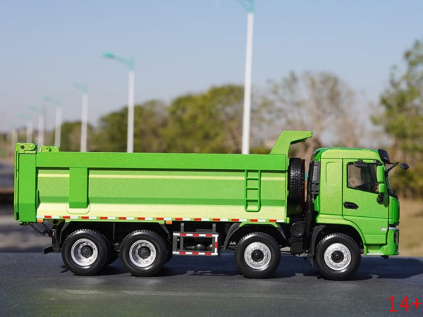 40525 Масштабная модель Shacman Shaanxi X3000 самосвал зеленый 8*4 в масштабе 1:24