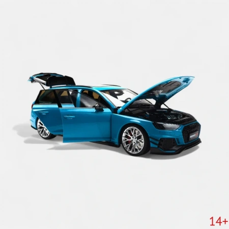 VAKW02302-2 Масштабная модель Audi RS4 Darwin (голубой) в масштабе 1 18