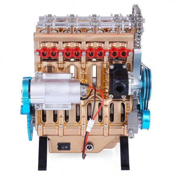 DM113 Набор для сборки четырехцилиндрового двигателя 4 Cylinder Engine сувенирная продукция конструктора