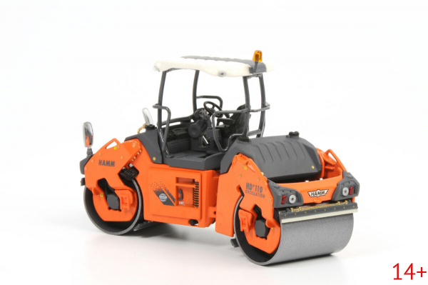 04-1032 Масштабная модель Каток HAMM HD110 в масштабе 1 50