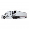 60-1054 Масштабная модель Белый Freightliner 2018 Cascadia И 53-Футовый Грузовой Прицеп С Рефрижератором Thermo King сувенирная продукция в масштабе 1 64
