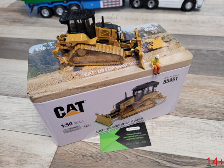 85951 Масштабная модель Бульдозер Cat D5 LGP VPAT Гусеничный бульдозер в масштабе 1:50